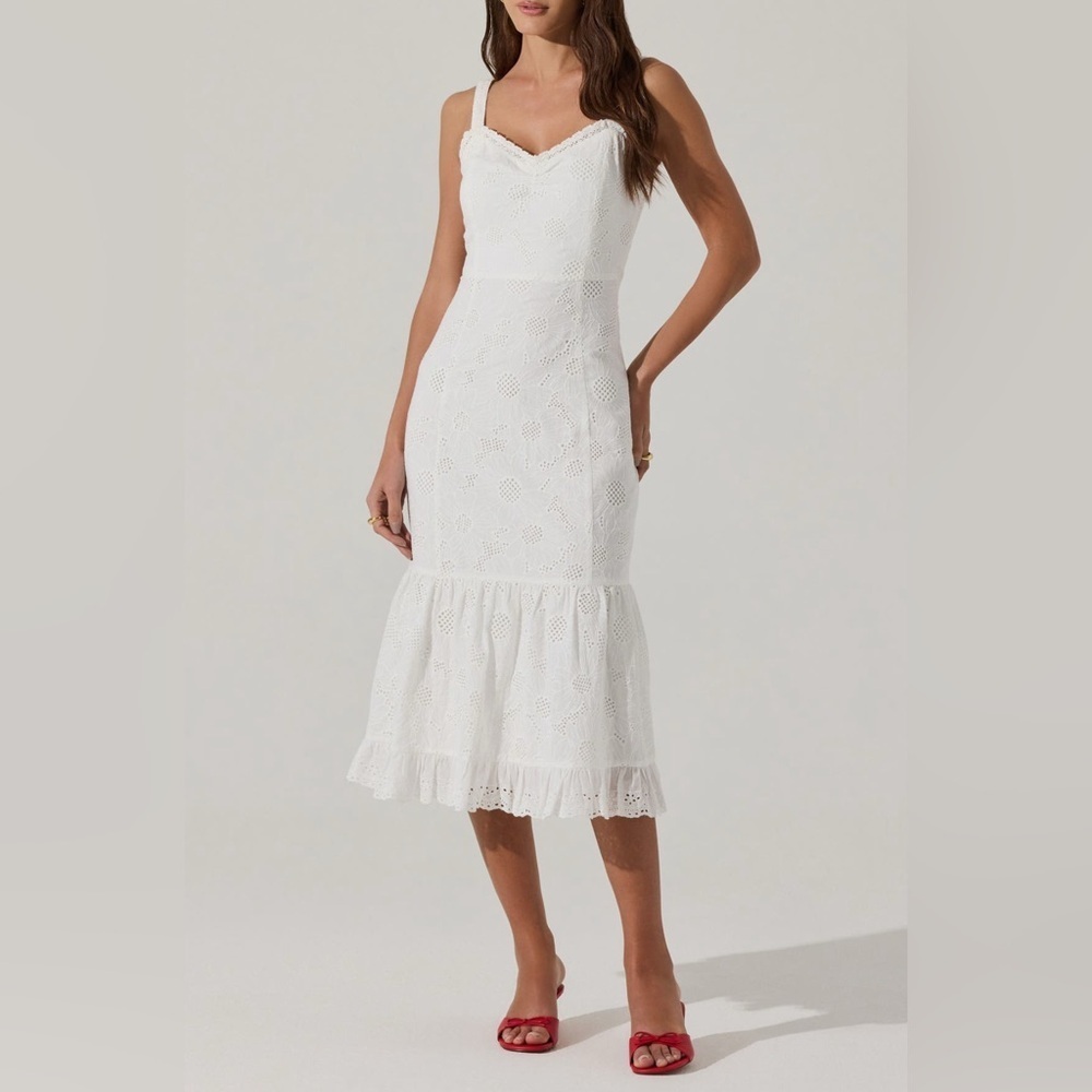 Astr The Label Lace Trim Cotton Small B643